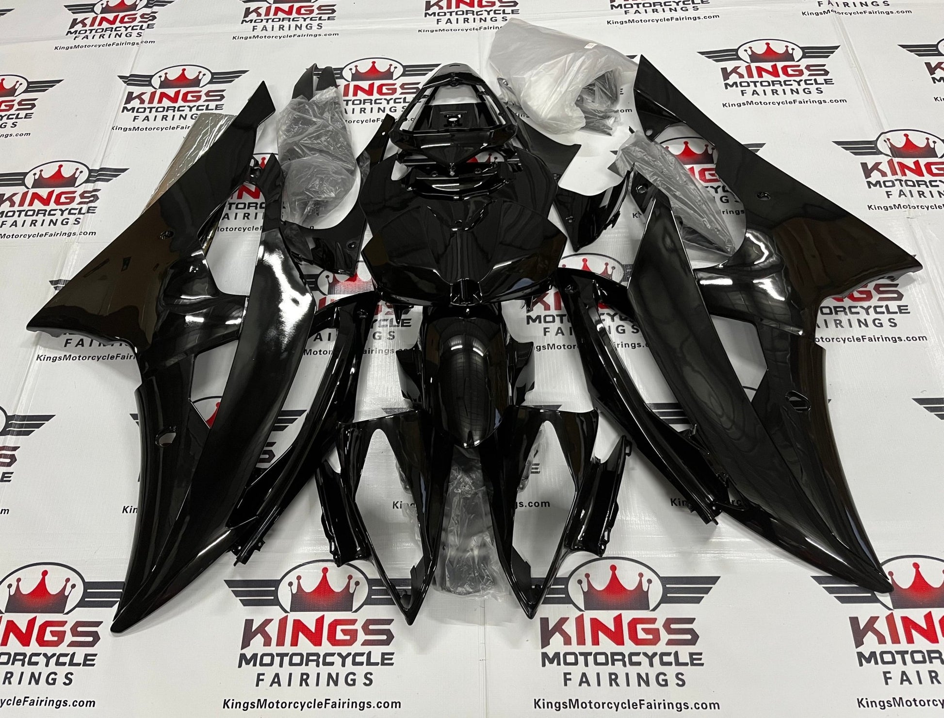 Yamaha YZF-R6 (2008-2016) Black Fairings at KingsMotorcycleFairings.com