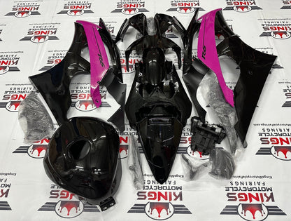 Yamaha YZF-R6 (2008-2016) Black & Pink Fairings at KingsMotorcycleFairings.com