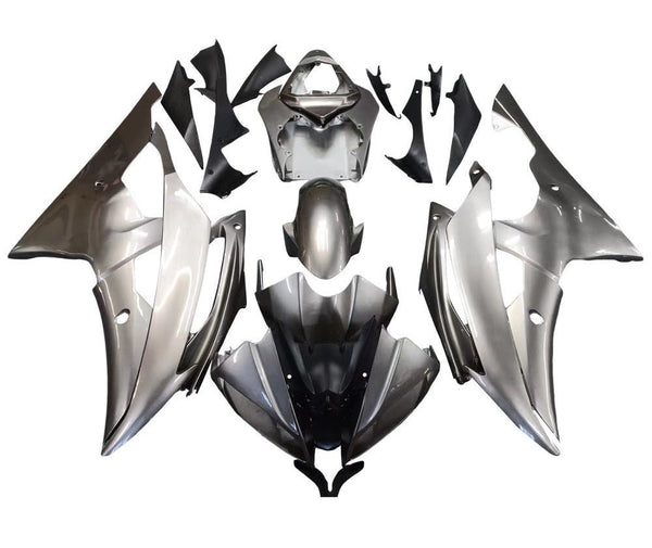 Yamaha YZF-R6 (2008-2016) Silver, Gray Fairings at KingsMotorcycleFairings.com