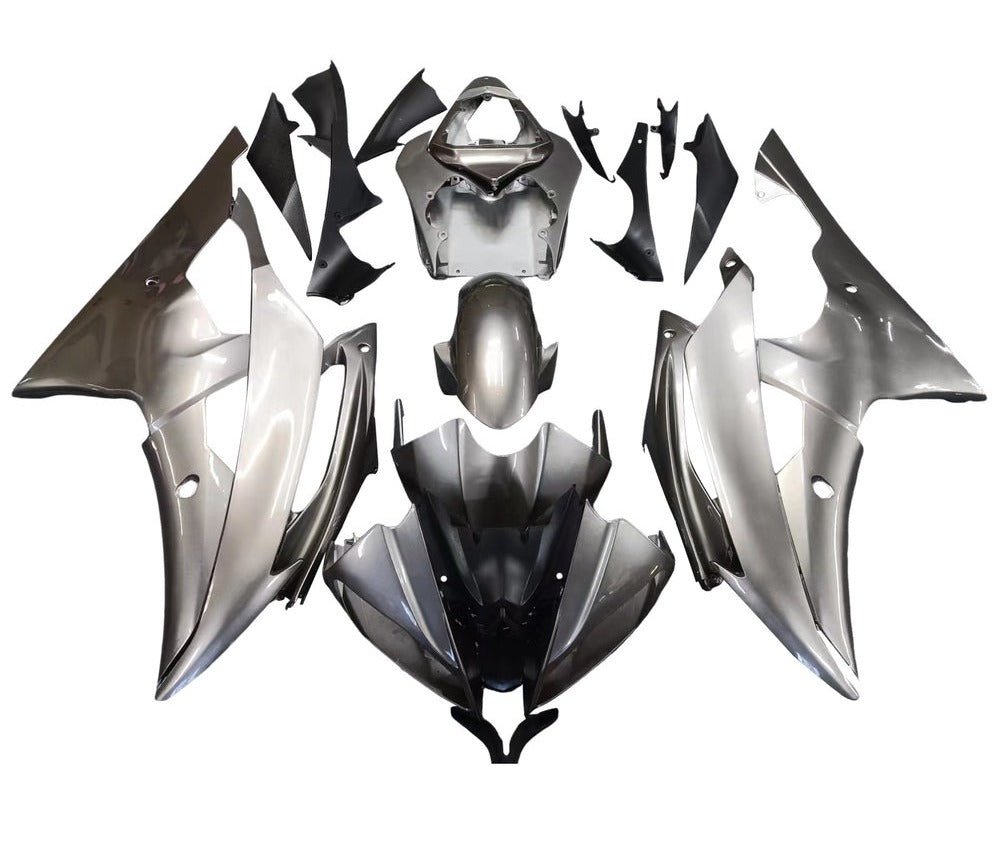 Yamaha R6 (2008-2016) Silver, Gray Fairings at KingsMotorcycleFairings.com