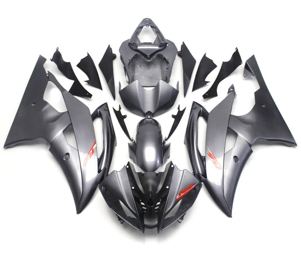 Yamaha R6 (2008-2016) Silver, Red Fairings at KingsMotorcycleFairings.com