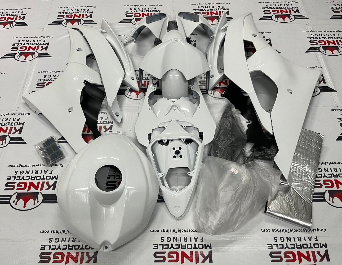 Yamaha YZF-R6 (2008-2016) White Fairings at KingsMotorcycleFairings.com