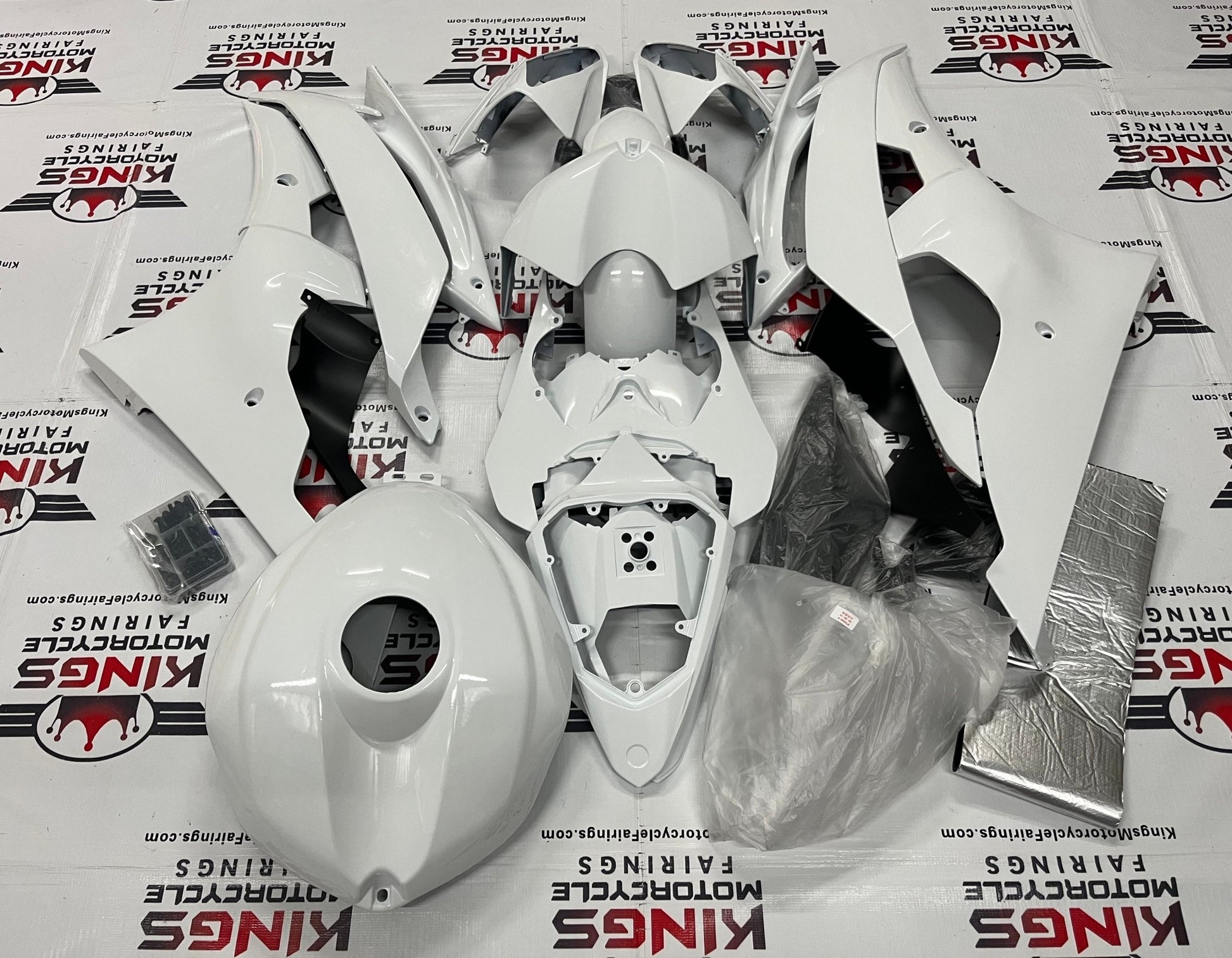 Yamaha YZF-R6 (2008-2016) White Fairings at KingsMotorcycleFairings.com