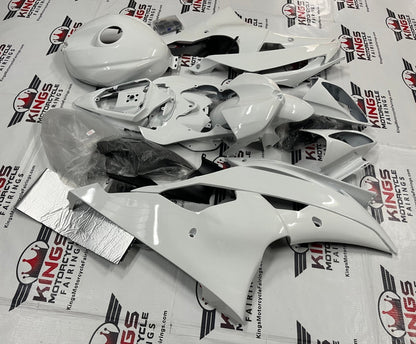 Yamaha YZF-R6 (2008-2016) White Fairings at KingsMotorcycleFairings.com
