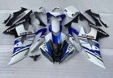Yamaha YZF-R6 (2008-2016) White, Blue, Black, YEC Fairings at KingsMotorcycleFairings.com