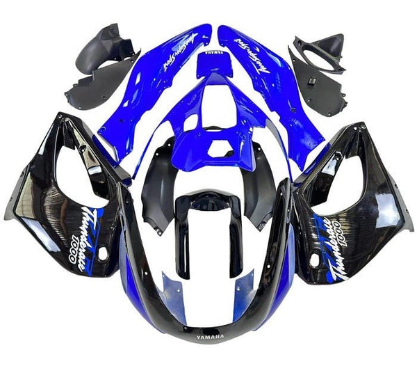 Yamaha YZF1000R Thunderace Fairings (1996-2007) Black, Blue, White at KingsMotorcycleFairings.com