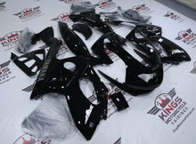 Yamaha YZF600R Fairings (1998-2007) Black, Silver at KingsMotorcycleFairings.com