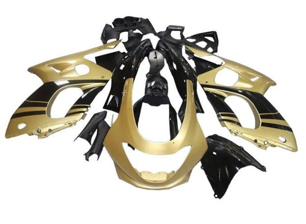 Yamaha YZF600R Thundercat Fairings (1998-2007) Light Gold, Black at KingsMotorcycleFairings.com