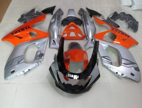 Yamaha YZF600R Thundercat Fairings (1998-2007) Silver, Black, Orange at KingsMotorcycleFairings.com