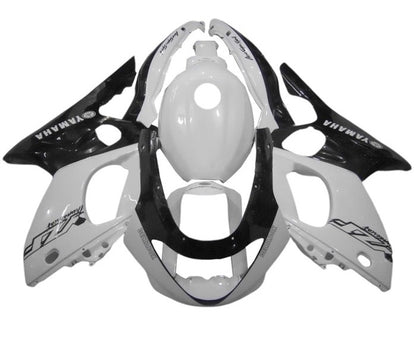 Yamaha YZF600R Thundercat Fairings (1998-2007) White, Black at KingsMotorcycleFairings.com