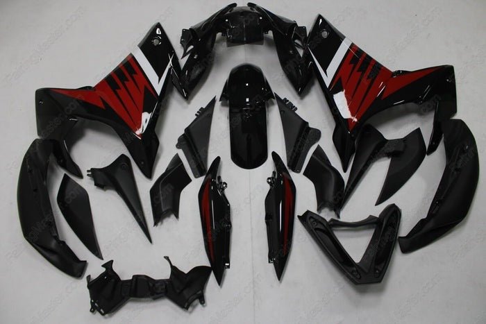 Yamaha FZ6R Fairings (2009-2015) Black, Red, White from KingsMotorcycleFairings.com