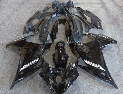 Yamaha FZ6R Fairings (2009-2015) Black from KingsMotorcycleFairings.com