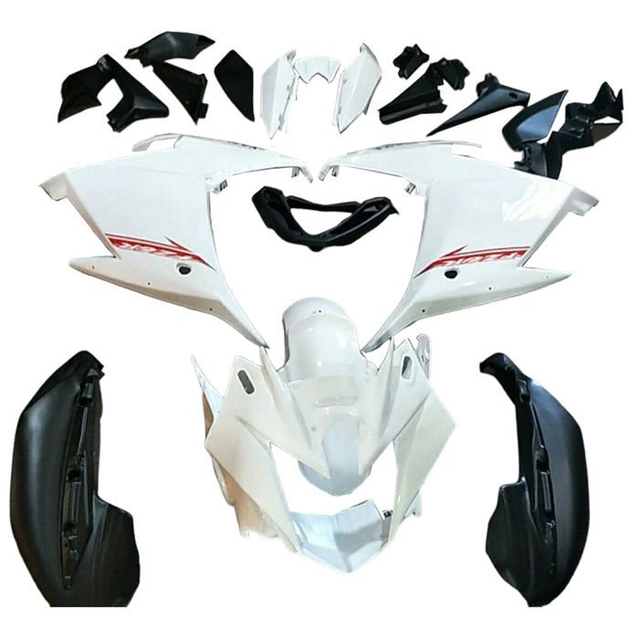 Yamaha FZ6R Fairings (2009-2015) White, Red from KingsMotorcycleFairings.com