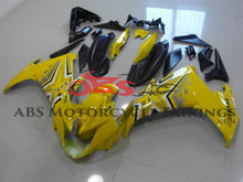 Yamaha FZ6R Fairings (2009-2015) Yellow, Black Star from KingsMotorcycleFairings.com