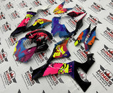 Yamaha R1 Fairing Kit (2020-2025) Black, Pink Graffiti at KingsMotorcycleFairings.com