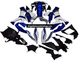 Yamaha R1 Fairing Pieces (2020-2025) White, Blue at KingsMotorcycleFairings.com