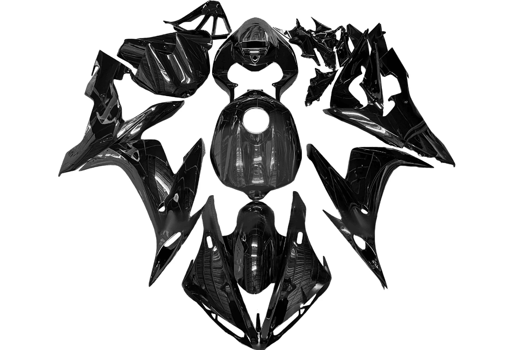 Yamaha R1 Fairings (2004-2006) All Black from KingsMotorcycleFairings.com