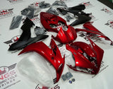 Yamaha R1 Fairings (2004-2006) Candy Apple Red, Black at KingsMotorcycleFairings.com