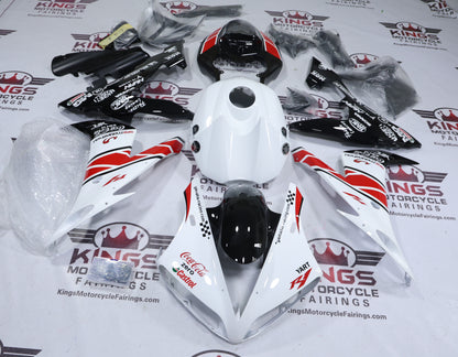 Yamaha R1 Fairings (2004-2006) White, Red, Black, Coca Cola from KingsMotorcycleFairings.com