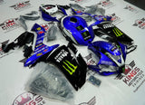 Yamaha R1 Fairings (2007-2008) Monster Blue & Black at KingsMotorcycleFairings.com