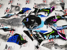 Yamaha R1 Fairings (2015-2019) Black, Pink, Blue Monster at KingsMotorcycleFairings.com