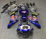 Yamaha R1 Fairings (2020-2025) Blue, Black, Red Pata at KingsMotorcycleFairings.com