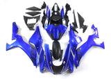 Yamaha R1 Fairings (2020-2025) Blue, Matte Black at KingsMotorcycleFairings.com