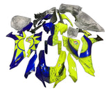 Yamaha R1 Fairings (2020-2025) Blue, Yellow, Sun, Moon at KingsMotorcycleFairings.com