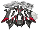 Yamaha R1 Fairings (2020-2025) Faux Carbon Fiber, Candy Red at KingsMotorcycleFairings.com