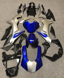 Yamaha R1 Fairings (2020-2025) Silver, Blue at KingsMotorcycleFairings.com