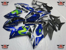 Yamaha R3 (2015-2018) Blue, Green, Black Movistar Fairings from KingsMotorcycleFairings.com