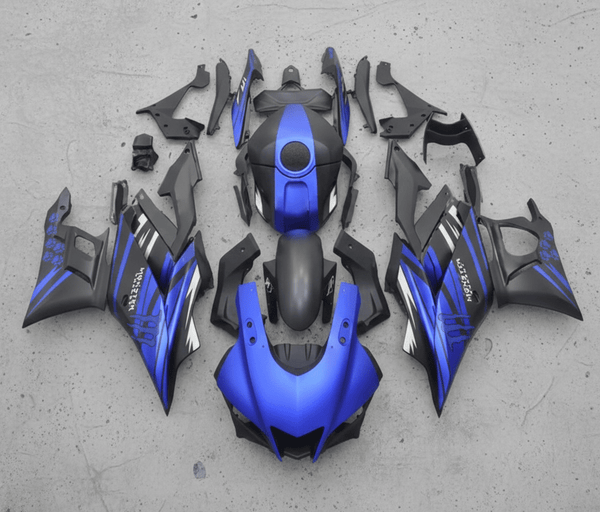 Yamaha R3 Fairing Set (2022-2024) Matte Blue, Matte Black, Monster at KingsMotorcycleFairings.com