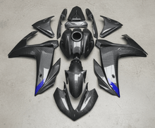 Yamaha R3 Fairings (2015-2018) Carbon Fiber Style, Blue at KingsMotorcycleFairings.com