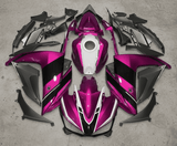 Yamaha R3 Fairings (2015-2018) Hot Pink, White, Black at KingsMotorcycleFairings.com