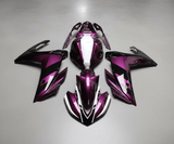 Yamaha R3 Fairings (2015-2018) Purple Candy, Black, White at KingsMotorcycleFairings.com