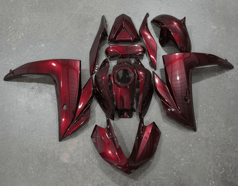 Yamaha R3 Fairings (2015-2018) Red Burgundy at KingsMotorcycleFairings.com