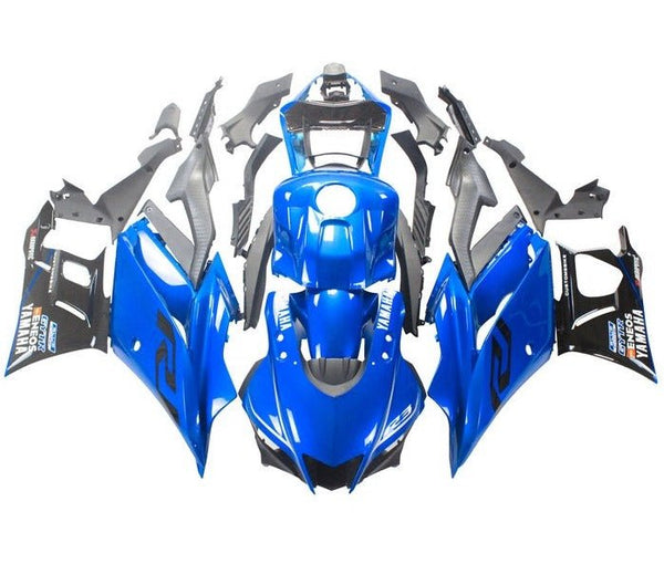 Yamaha R3 Fairings (2022-2024) Blue, Black, White, Eneos at KingsMotorcycleFairings.com