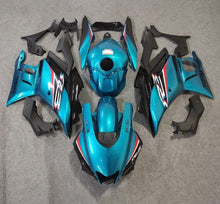 Yamaha R3 Fairings (2022-2024) Blue, Red, White Stripes at KingsMotorcycleFairings.com