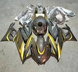 Yamaha R3 Fairings (2022-2024) Faux Carbon Fiber, Gold at KingsMotorcycleFairings.com