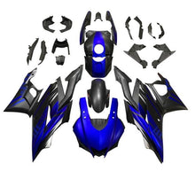 Yamaha R3 Fairings (2022-2024) Matte Black, Matte Blue at KingsMotorcycleFairings.com