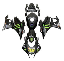 Yamaha R3 Fairings (2022-2024) Matte Black Monster at KingsMotorcycleFairings.com