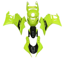 Yamaha R3 Fairings (2022-2024) Neon Yellow, Black at KingsMotorcycleFairings.com
