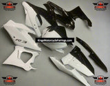 Yamaha R3 Fairings (2022-2024) White, Black Split at KingsMotorcycleFairings.com