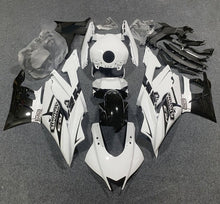 Yamaha R3 Fairings (2022-2024) White, Black at KingsMotorcycleFairings.com