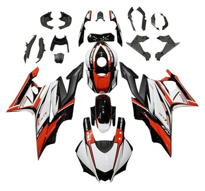 Yamaha R3 Fairings (2022-2024) White, Red, Black at KingsMotorcycleFairings.com