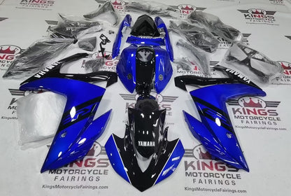 Yamaha R3 Firings (2015-2018) Blue, Black, White Stripe from KingsMotorcycleFairings.com