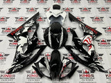 Yamaha R6 Fairing Kit (2008-2016) Black, White, Red, Japanese Geisha at KingsMotorcycleFairings.com