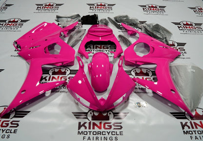 Yamaha R6 Fairings (2003-2004) All Hot Pink from KingsMotorcycleFairings.com
