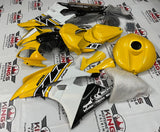 Yamaha R6 Fairings (2006-2007) Dark Yellow, White, Black at KingsMotorcycleFairings.com