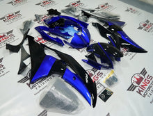 Yamaha R6 Fairings (2008-2016) Blue, Gloss Black at KingsMotorcycleFairings.com